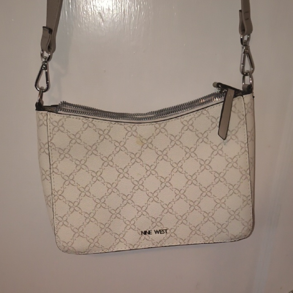 Nine West | Beige Patterned Crossbody Bag